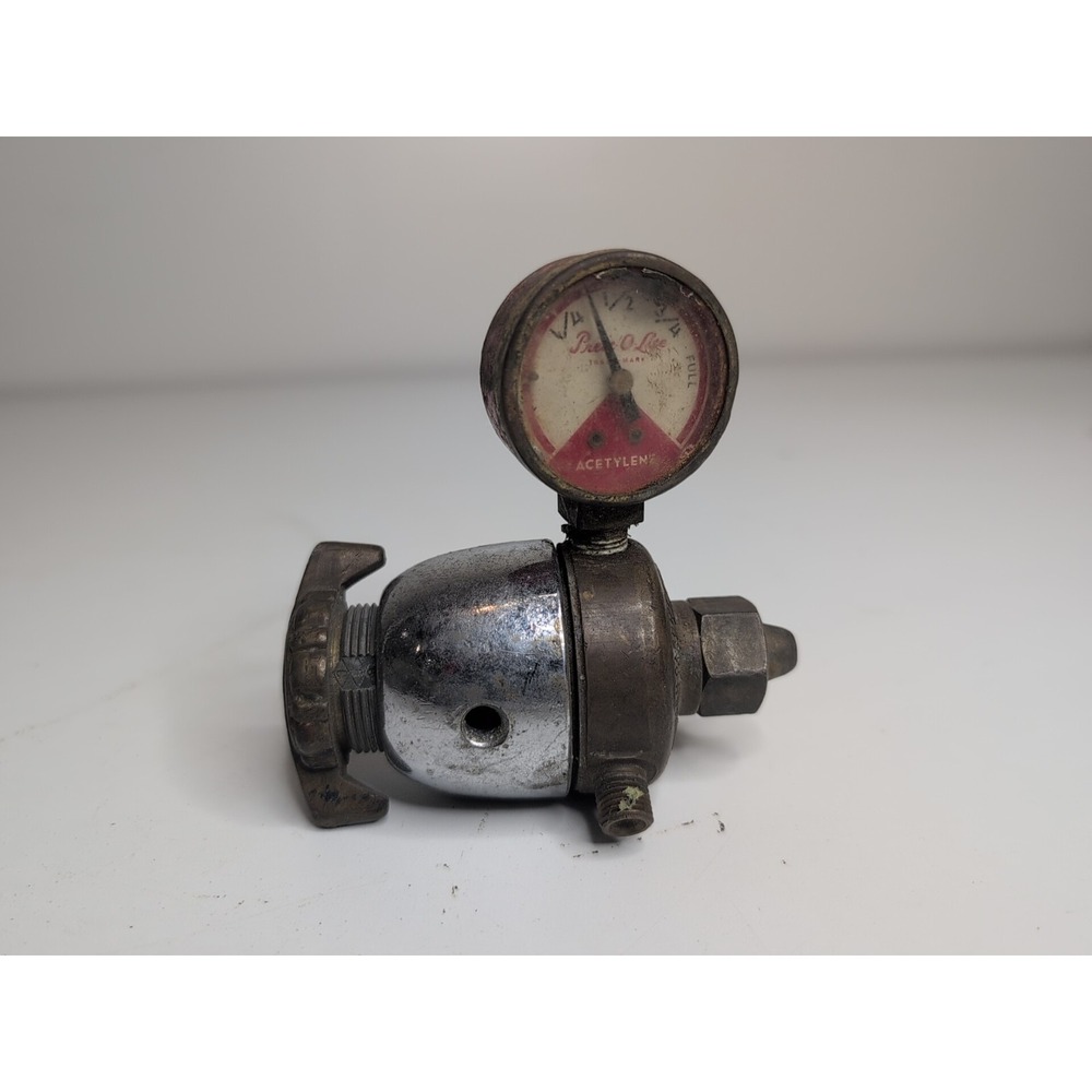 Union Carbide Prest-o-lite Acetylene Regulator R-411mc 04x37 MC Cylinder